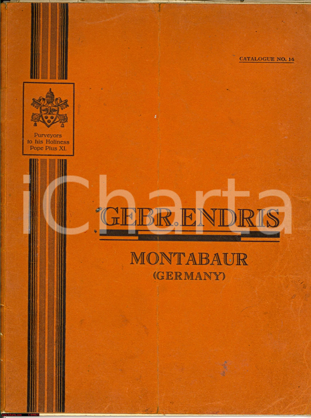 Oggetto da collezione cartaceo 1930 circa MONTABAUR Articoli religiosi GebrÃ¼der ENDRIS 1