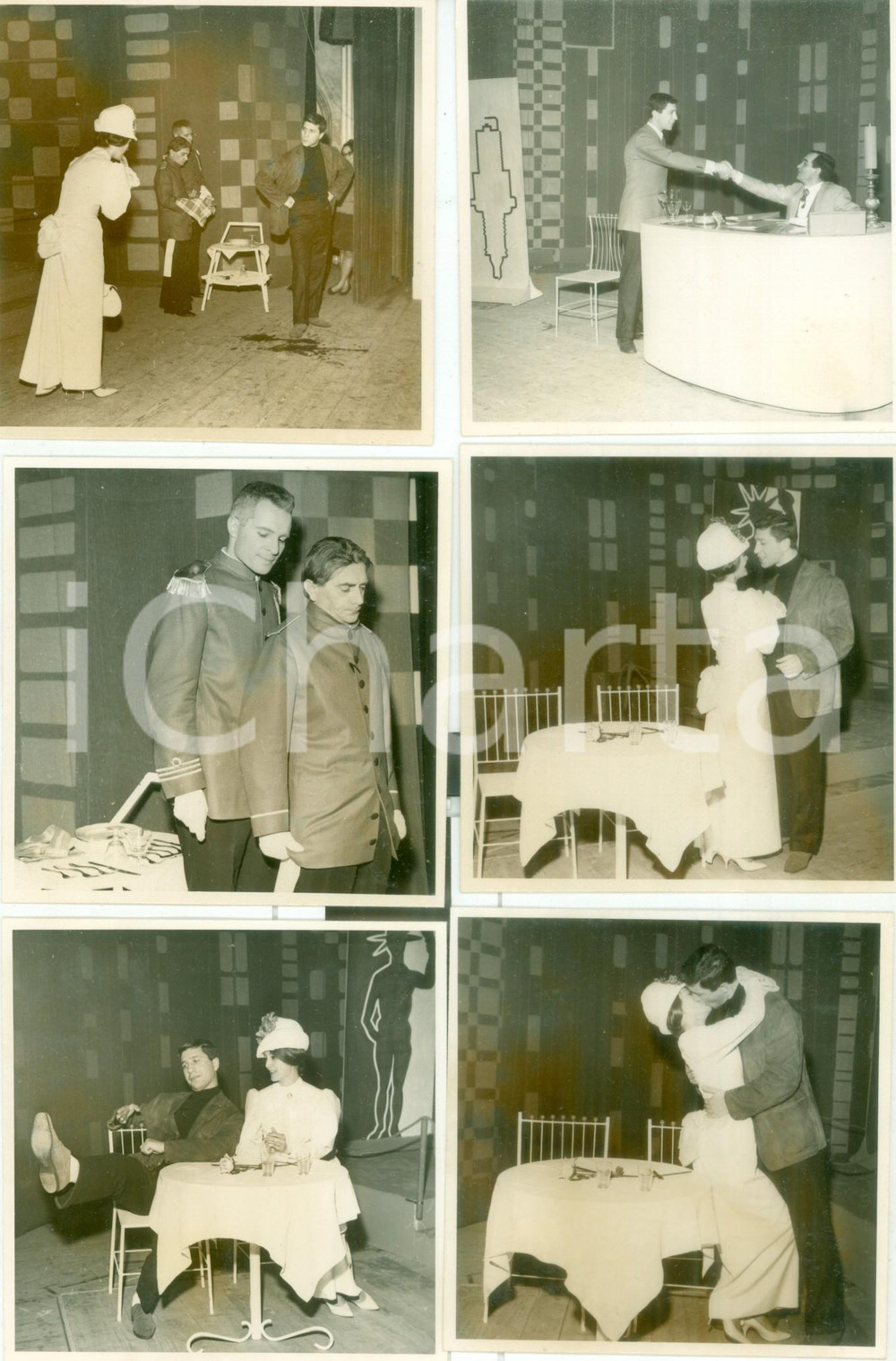 1965 PADOVA Teatro Università Favolette NEW YORK Amore a ristorante Lotto 6 foto