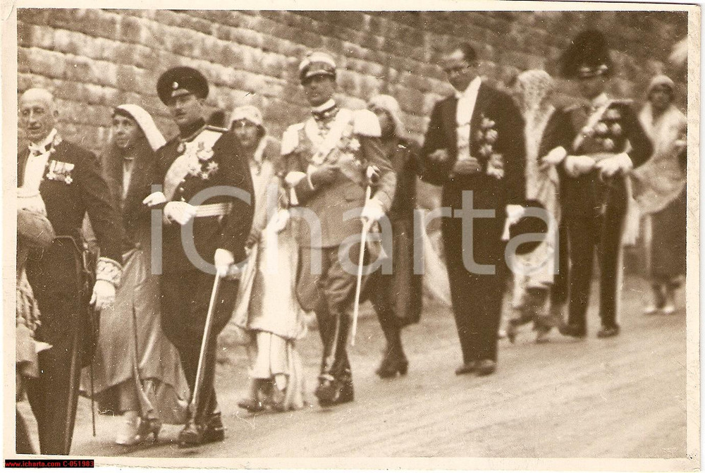 Fotografia d'epoca originale 1930 ROMA Prince KYRIL of BULGARIA and family Photo 1