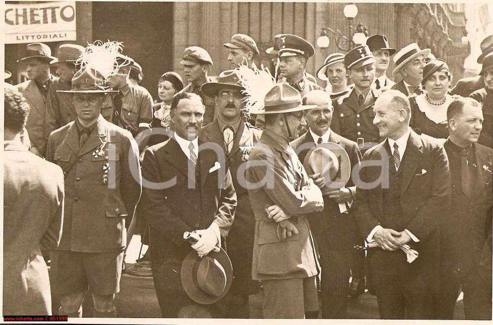Fotografia d'epoca originale 1943 MILANO FESTA DELLA GIOVINEZZA FASCISTA fotografia 1
