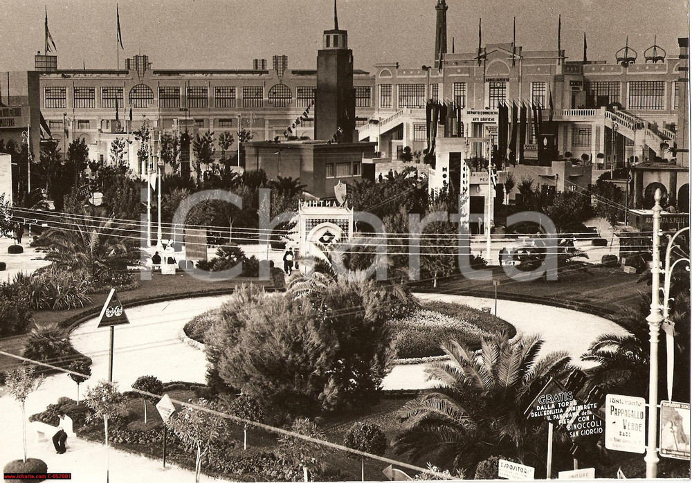 Fotografia d'epoca originale 1936 BARI Fiera del Levante, veduta d'insieme, PHOTO 1
