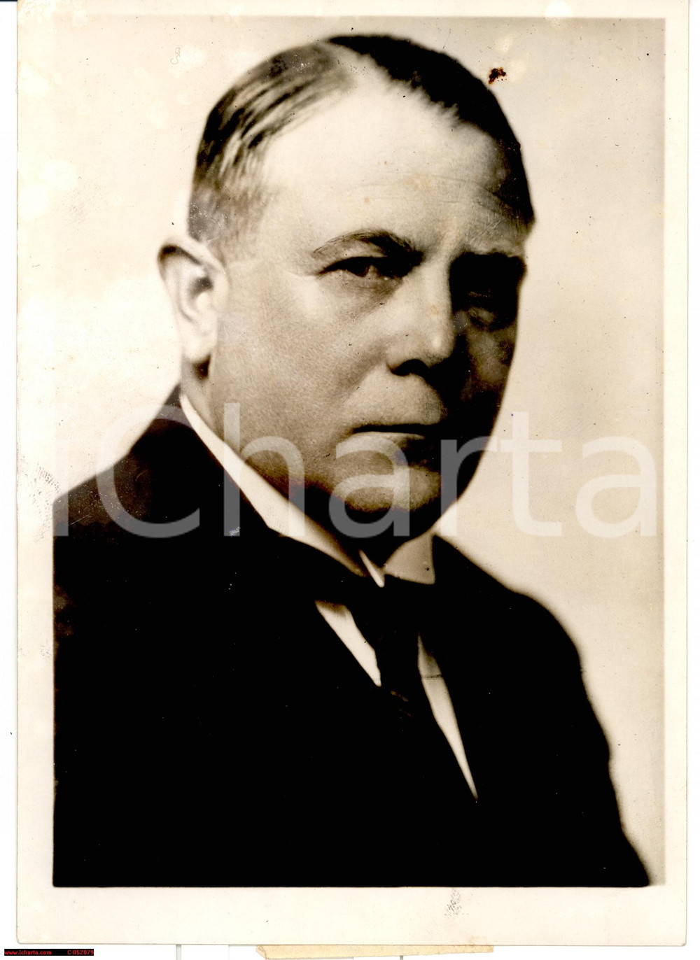 Fotografia d epoca originale 1938 Ceska Republika Ceskoslovensko Minister Vavruska PHOTO 1
