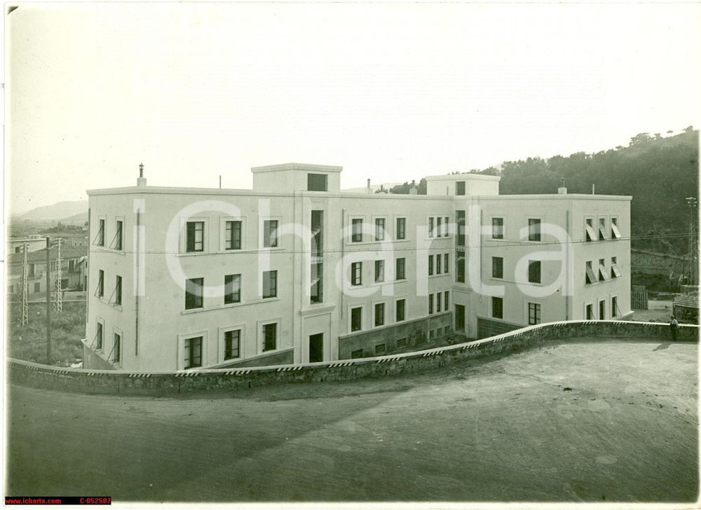 Fotografia d'epoca originale 1930 ca CATANZARO SALA Case economiche per ferrovieri 1