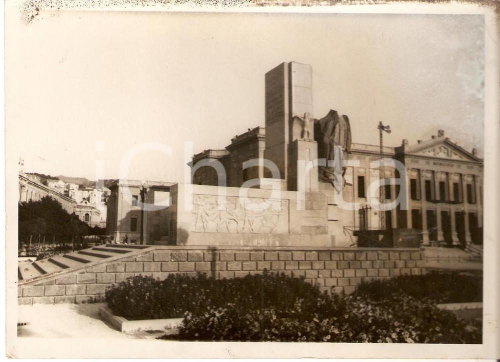 Fotografia d'epoca originale 1937 MESSINA Monumento ai Caduti di Giovanni NICOLINI 1