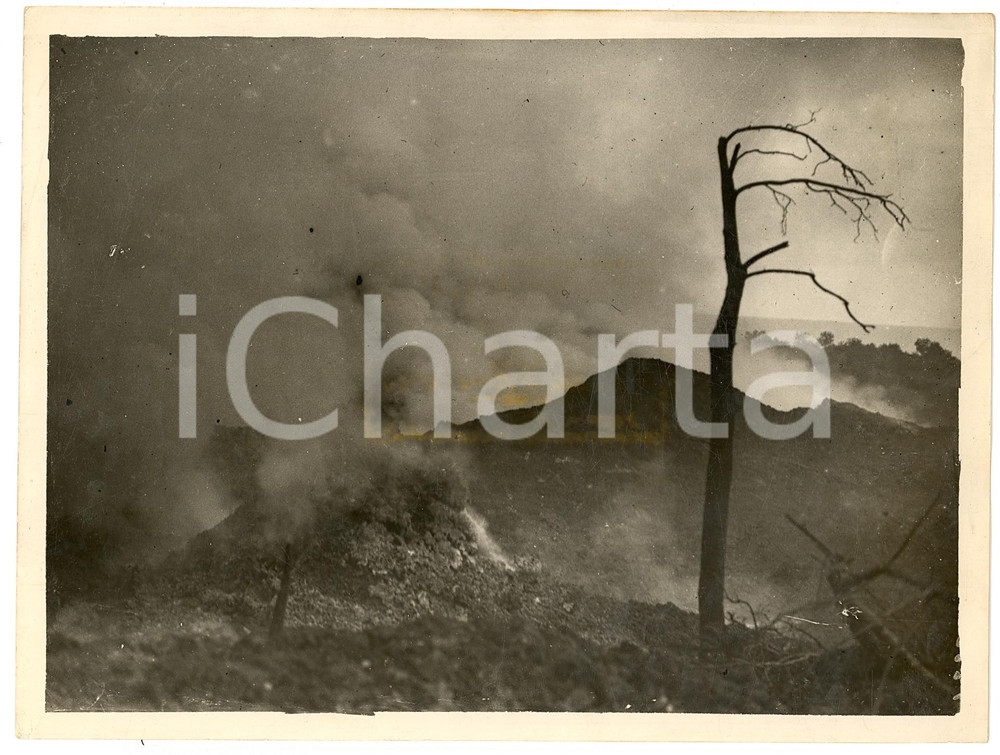 Fotografia d'epoca originale 1928 CATANIA Eruzione dell'ETNA Vera fotografia (1) 1