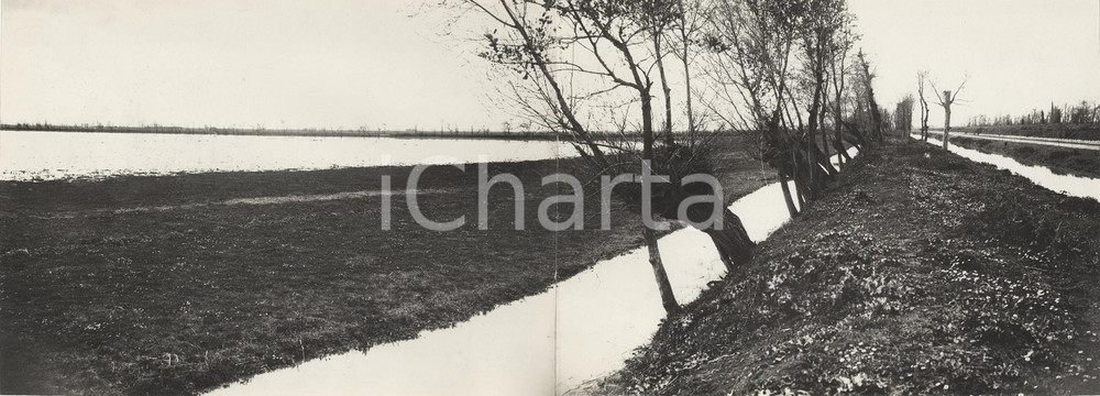 Fotografia d'epoca originale 1939 VOLTURNO Aspetti della bonifica REAL PHOTO 1