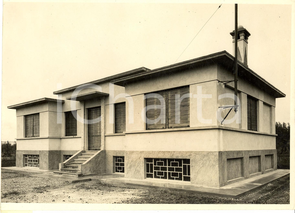 Fotografia d'epoca originale 1933 SEREGNO (MI) Il nuovo dispensario antitubercolare 1