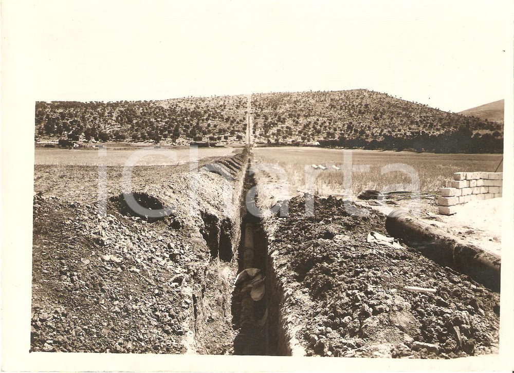 Fotografia d'epoca originale 1931 SAN NICANDRO GARGANICO (FO) Condotta ascendente 1