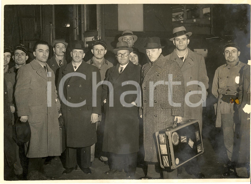 Fotografia d'epoca originale 1934 MILANO Pugile Richard STEGEMANN match vs ORLANDI 1