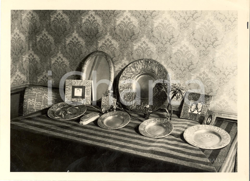 Fotografia d'epoca originale 1936 SIRACUSA Mostra arte applicata Fascio Femminile - Foto (2) 1