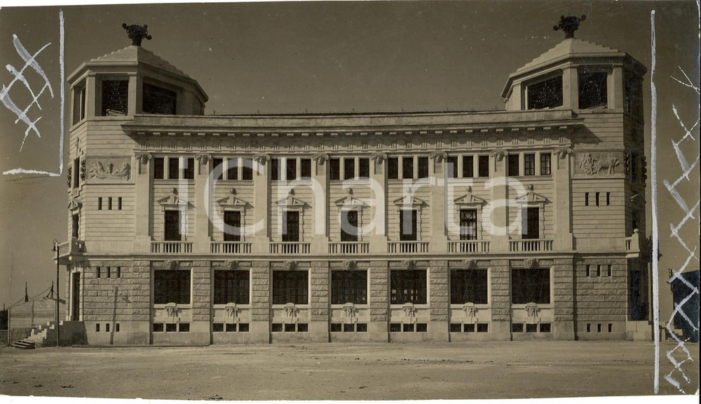 Fotografia d epoca originale 1930 SIRACUSA Costruzione del Palazzo della Posta VERA FOTO 1