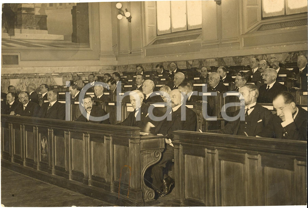 Fotografia d'epoca originale 1929 ROMA Conferenza Diplomatica Difesa delle Piante 1