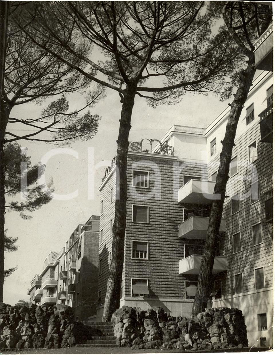 Fotografia d'epoca originale 1940 ROMA Spiccano i nuovi rioni dell'URBE Imperiale 1