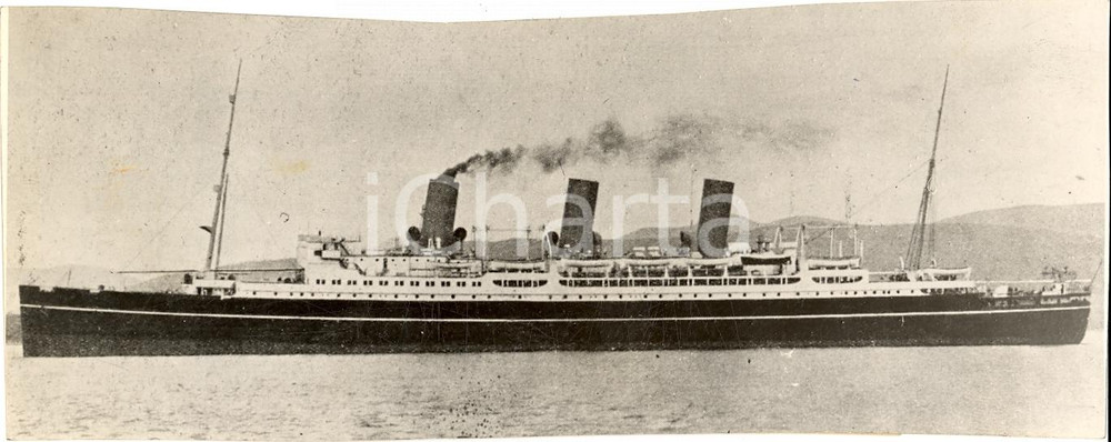 Fotografia d epoca originale WW2 1943 L EMPRESS OF CANADA prima dell affondamento 1