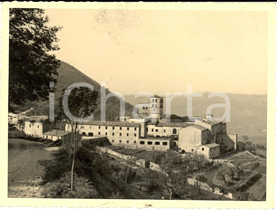 Fotografia d epoca originale 1939 FARFA Veduta generale dell ABBAZIA Vera FOTO 1