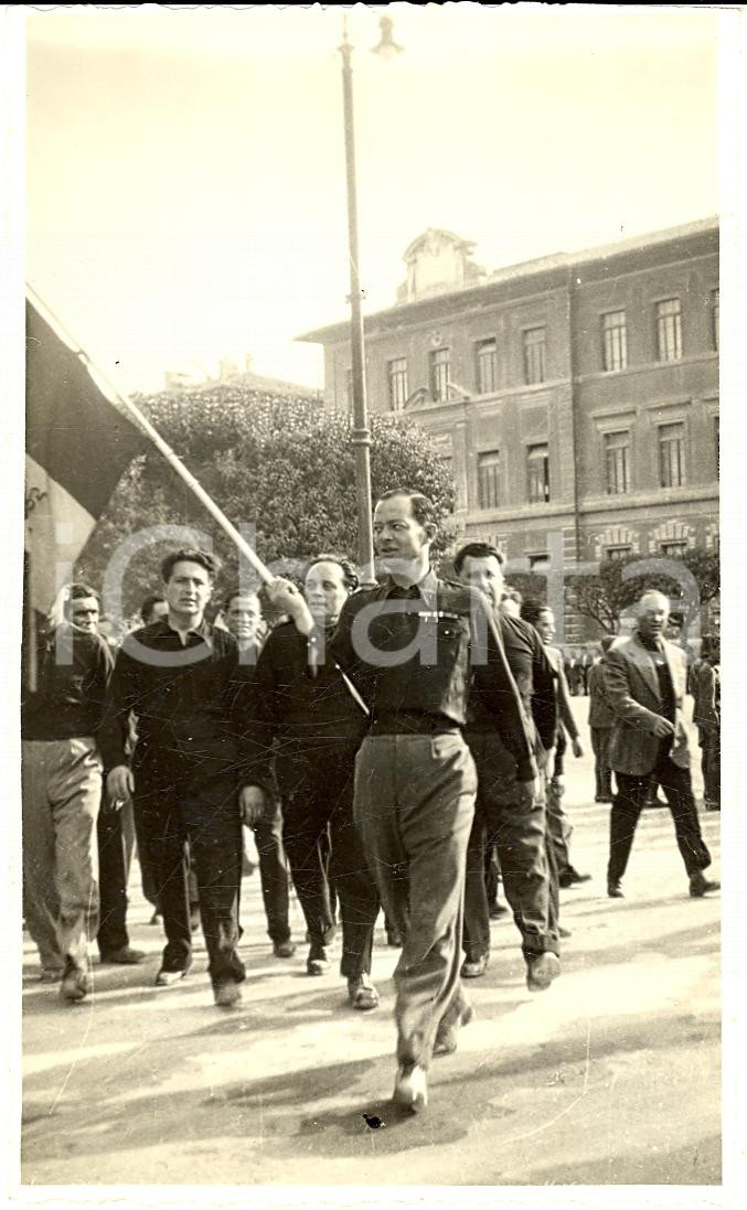 Fotografia d epoca originale 1935 RIETI La processione delle Camicie Nere VERA FOTO 1