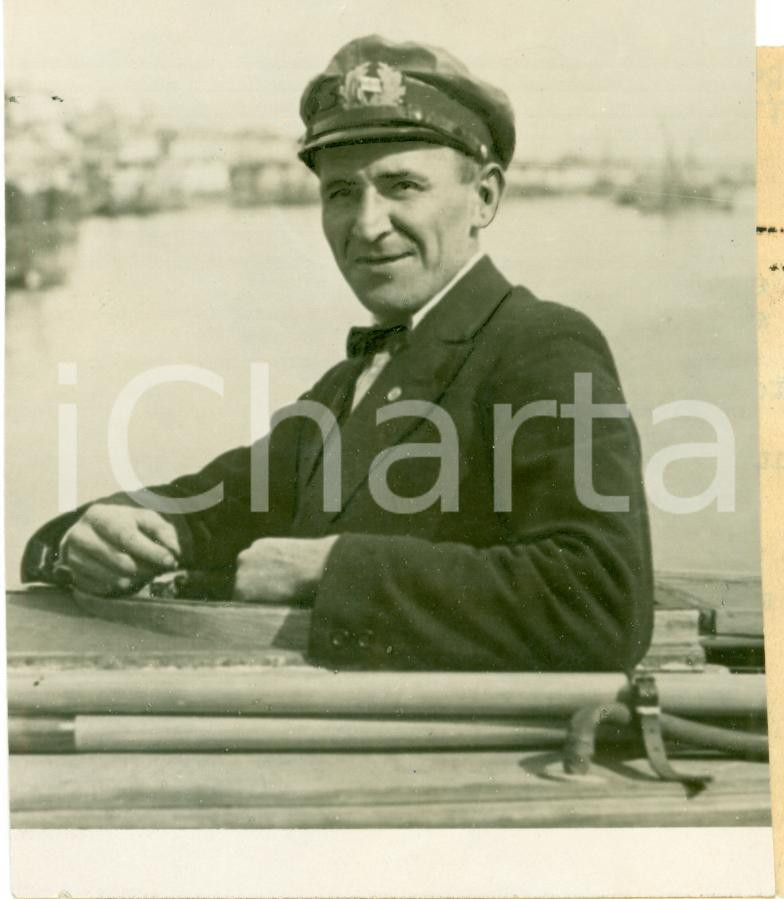 Fotografia d'epoca originale 1931 OPORTO Fritz ENGLER che volle traversare ATLANTICO 1