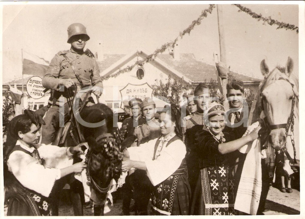 Fotografia d'epoca originale 1940 WW2 La BULGARIA ritorno in possesso della DOBRUGIA 1