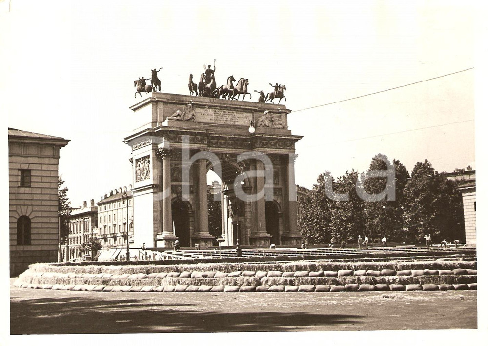 Fotografia d'epoca originale 1936 MILANO Il 1Â°Circuito automobilistico in SEMPIONE 1