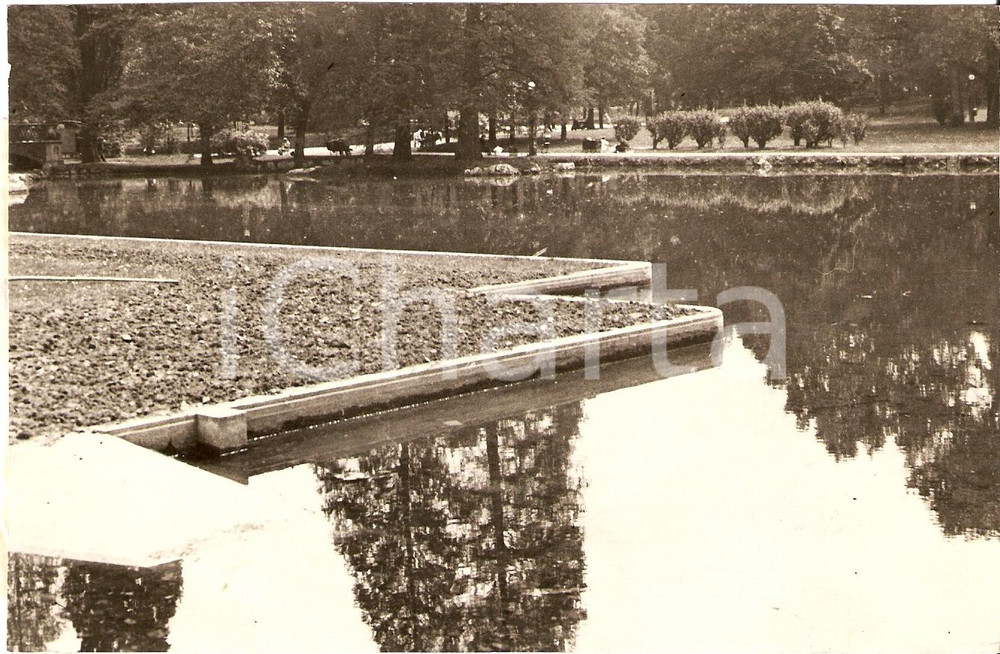 Fotografia d'epoca originale 1935 MILANO Laghetto sport acquatici Esposizione SPORT 1