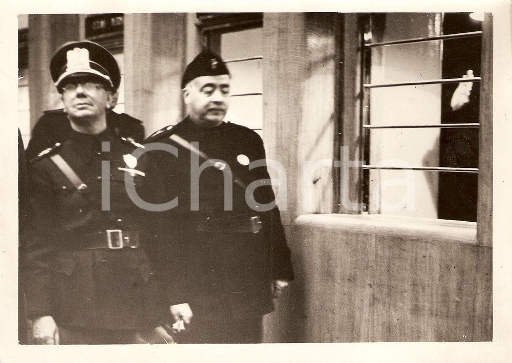 Fotografia d epoca originale 1938 MILANO Antonio Stefano BENNI inaugura Ufficio Vaglia delle Poste Foto 1