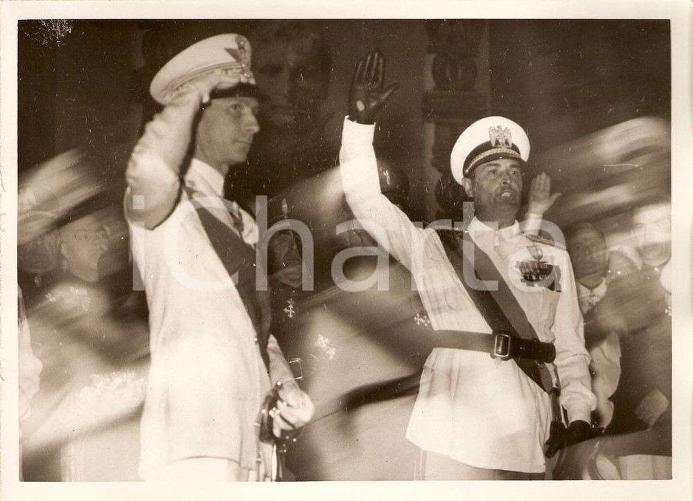 Fotografia d epoca originale 1939 PADOVA Giuseppe TASSINARI dichiara aperta la Fiera Fotografia 1