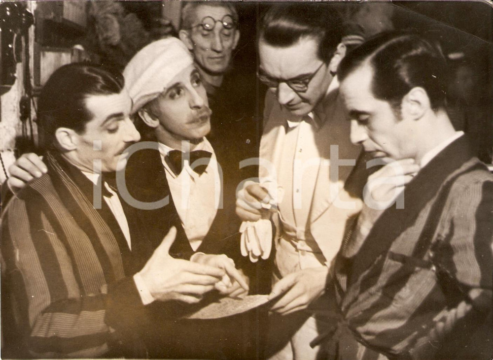 Fotografia d'epoca originale 1939 BERLINO Tre acrobati Gianni, Luigi, Vittorio BONOS 1