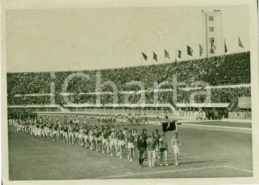 Fotografia d'epoca originale 1933 TORINO Littoriali studenteschi a Stadio MUSSOLINI 1