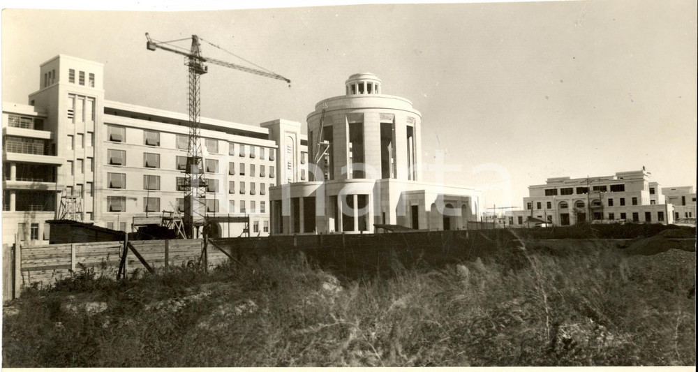 Fotografia d'epoca originale 1936 MILANO Costruzione Chiesa ospedale NIGUARDA CA' GRANDA *Fotografia 1