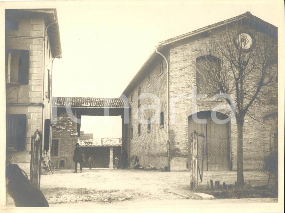 Fotografia d'epoca originale 1935 ca BOLOGNA Agricoltori al lavoro in tenuta agricola *Fotografia artistica 1