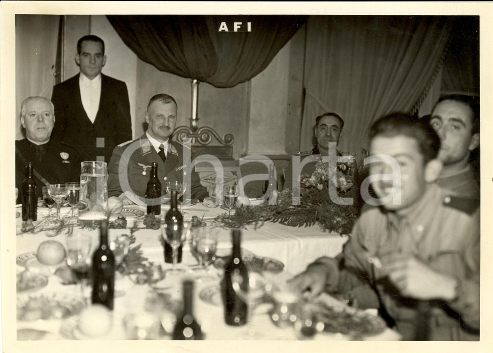 Fotografia d'epoca originale 1941 ROMA WW2 Celebrazione giornata Esercito dell'ASSE *Fotografia 1