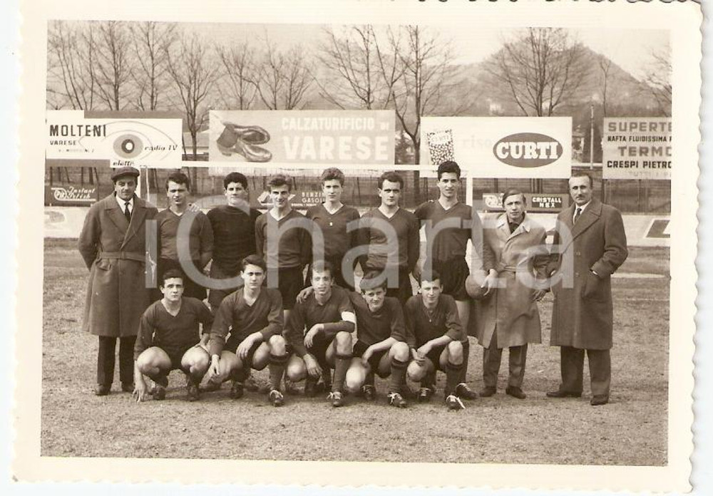 Fotografia d epoca originale 1940 VARESE Calcio Formazione della squadra Calzaturificio VARESE Radio MOLTENI 1