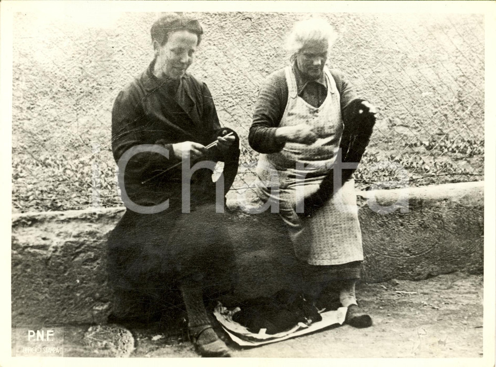 Fotografia d epoca originale 1942 WW2 Propaganda bellica Si lavora sempre per combattenti Fotografia 1