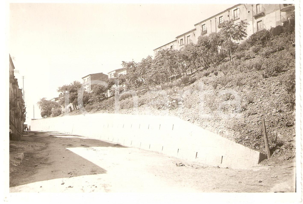 Fotografia d epoca originale 1932 SALEMI TP Lavori di consolidamento all ingresso FOTOGRAFIA 1
