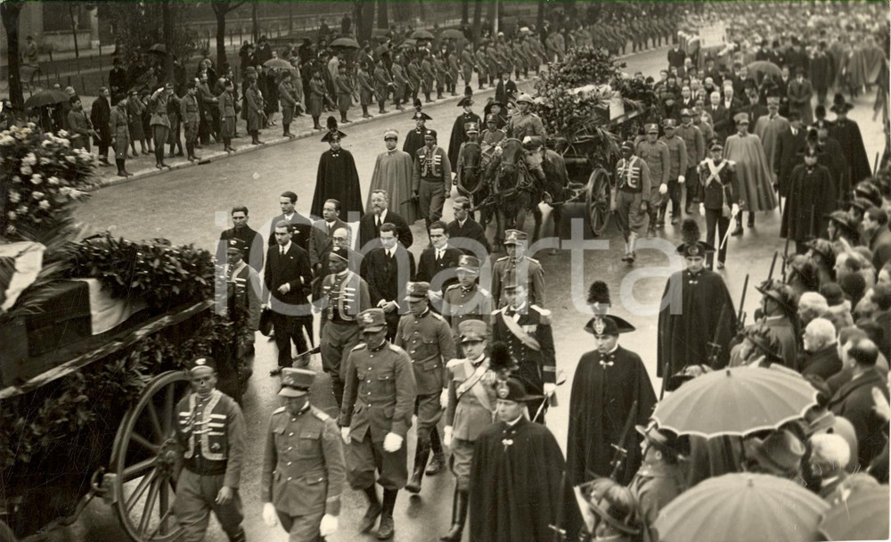 Fotografia d epoca originale 1928 TRIPOLI Le onoranze funebri degli Ufficiali Caduti 1