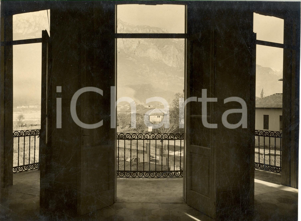 Fotografia d epoca originale 1932 DARFO BOARIO TERME BS Dal padiglione sanatoriale 1