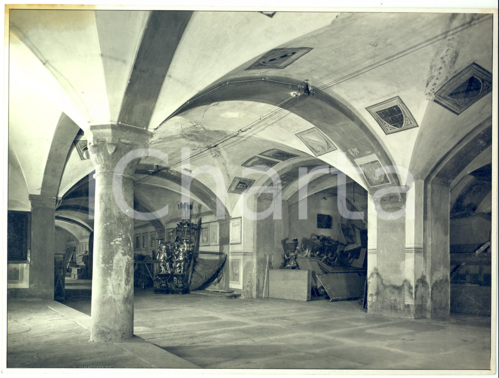 Fotografia d epoca originale 1934 FIRENZE Il degrado della Cripta di SANTA CROCE Fotografia 1