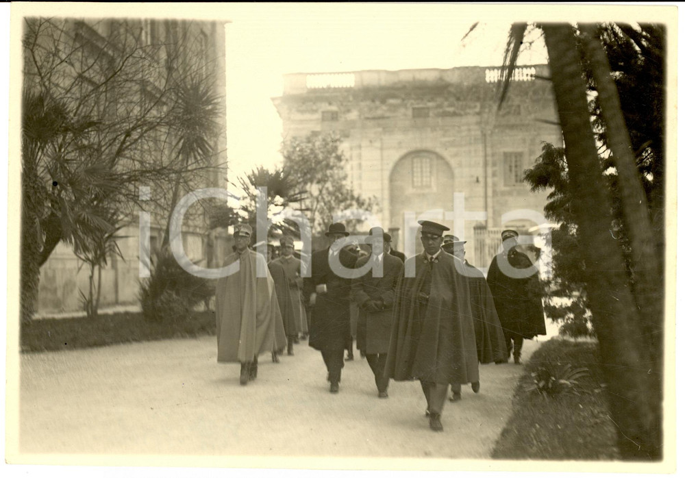 Fotografia d epoca originale 1930 CASERTA Balbino GIULIANO visita Accademia Aeronautica Fotografia 1