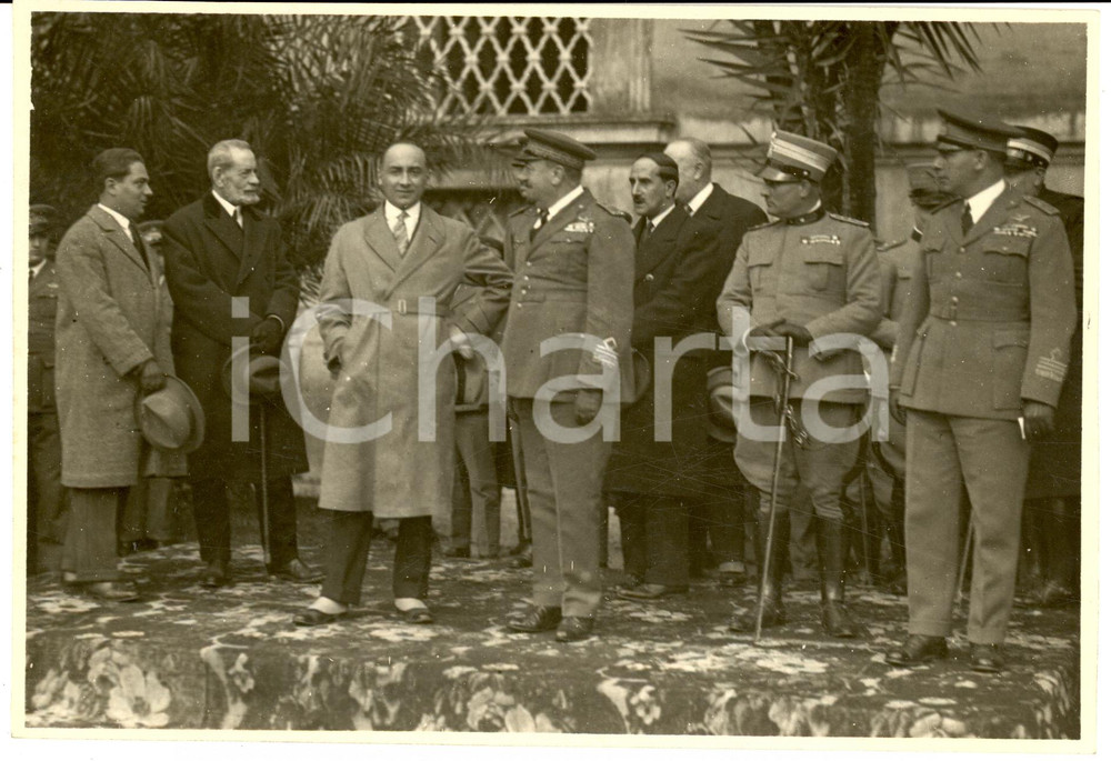 Fotografia d epoca originale 1930 CASERTA Ettore ROSBOCH parla all Accademia Aeronautica Fotografia 1