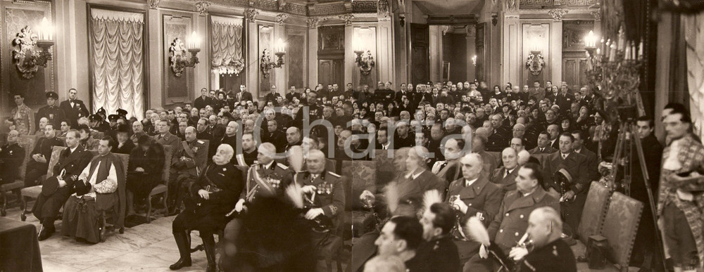 Fotografia d epoca originale 1936 MILANO Premiazioni a Palazzo MARINO per SANT AMBROGIO Fotografia DOPPIA 1