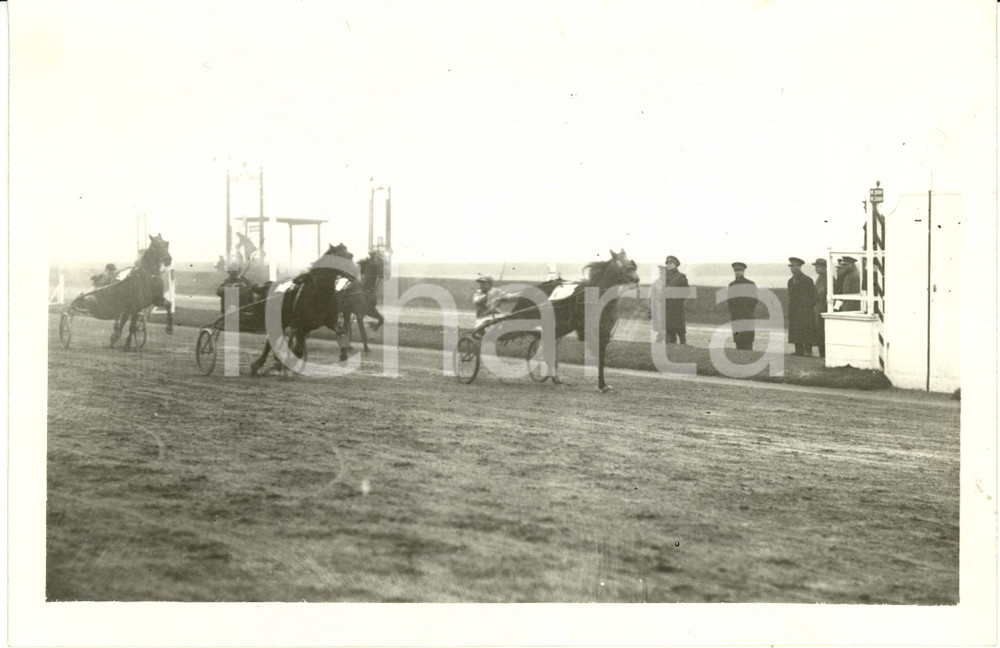 Fotografia d epoca originale 1937 MILANO Ippica SAN SIRO  MIRTO vince il Premio CASTELLO Fotografia 1
