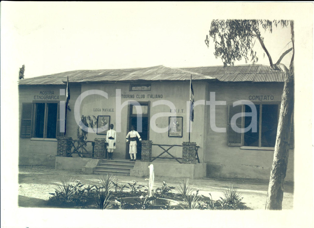 Fotografia d epoca originale 1925 ASMARA ERITREA Touring Club Italiano Mostra Etnografica Fotografia 1