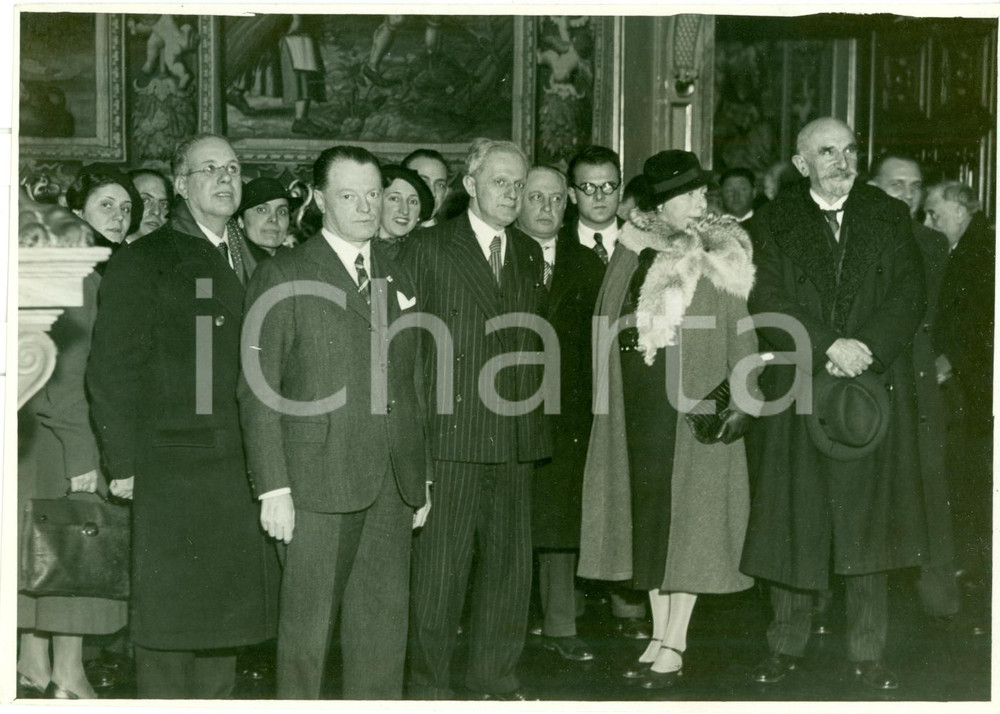 Fotografia d epoca originale 1935 GENOVA NERVI Inaugurazione congresso climatalassoterapico FOTOGRAFIA 1