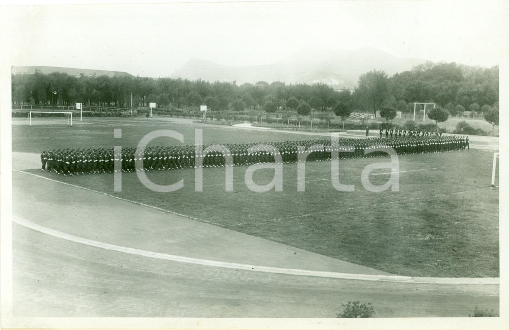 Fotografia d epoca originale 1938 CASERTA Sfilata allievi ACCADEMIA AERONAUTICA Fotografia 1