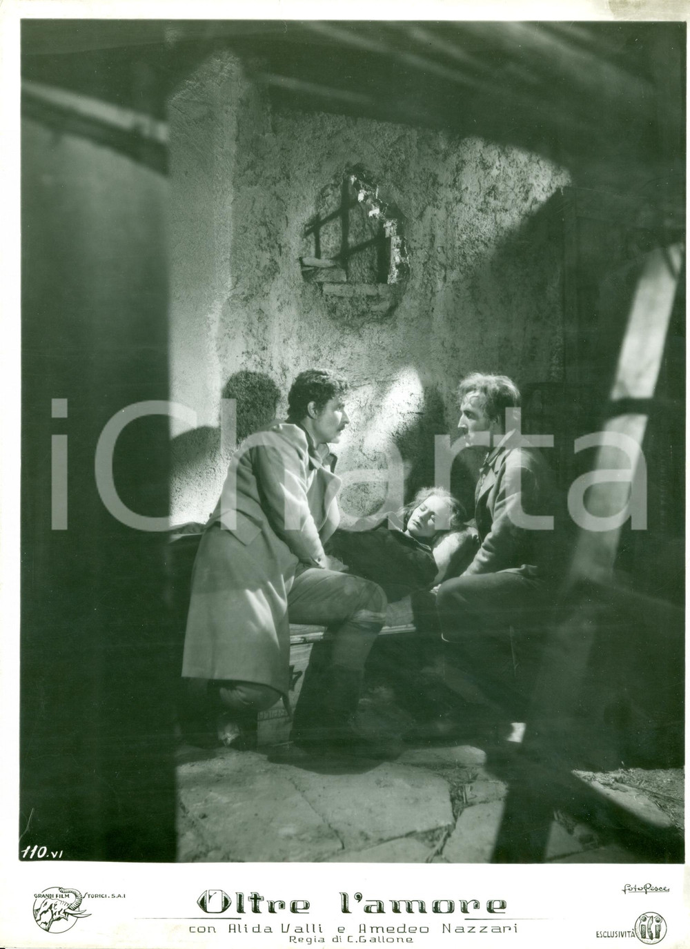 Fotografia d epoca originale 1940 Alida VALLI Amedeo NAZZARI Oltre l amore FOTO DI SCENA 1