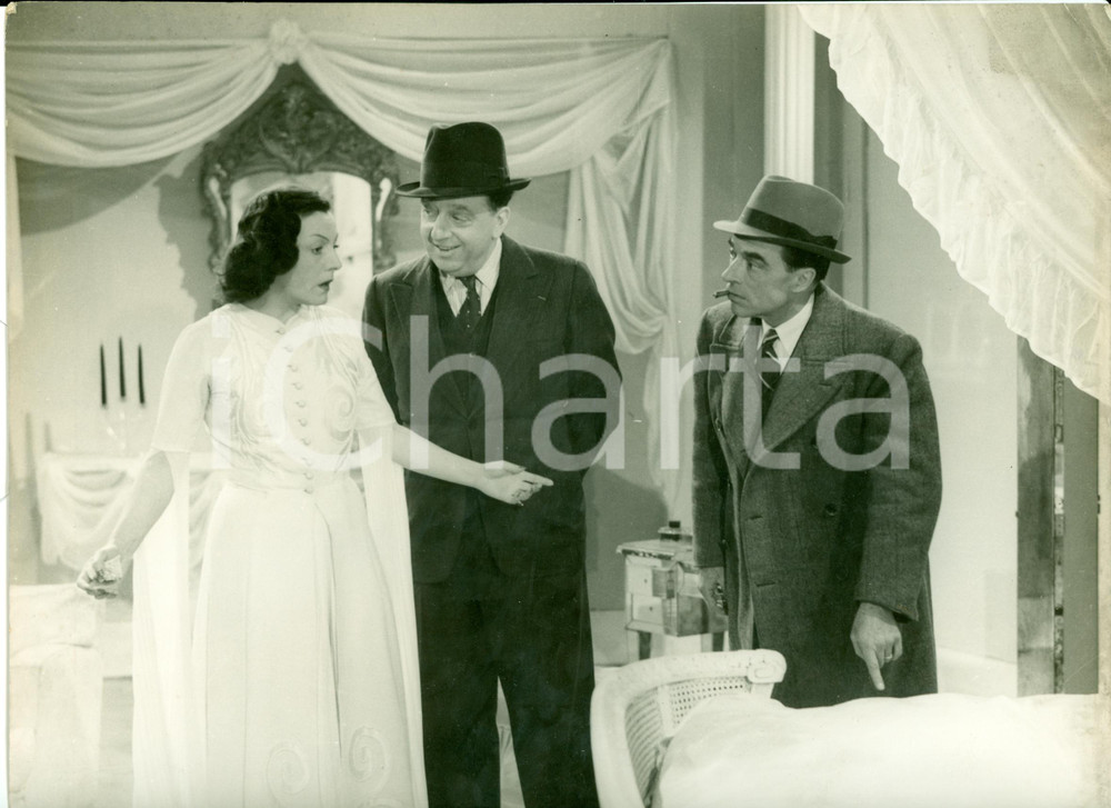 Fotografia d epoca originale 1939 Lucien BAROUX Gaby MORLAY DerriÃ¨re la faÃ§ade FOTO DI SCENA 1