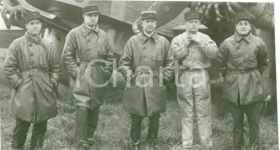 Fotografia d epoca originale 1927 PARIS Tentative raid par avion PARISHANOI L Ã©quipage LEFEVRE ASSOLANT 1