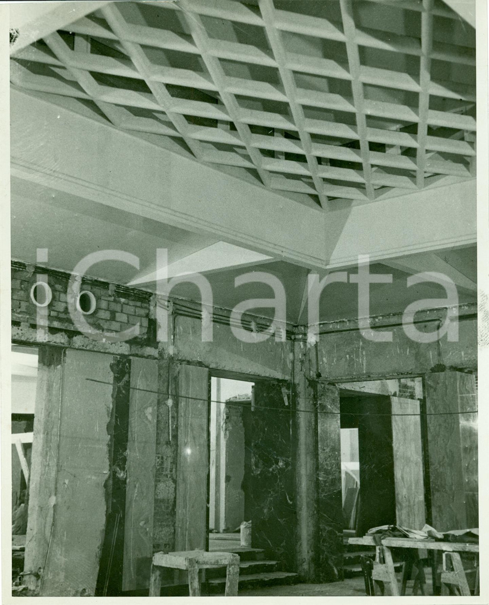 Fotografia d epoca originale 1938 MILANO Come sarÃ  il nuovo teatro MEDIOLANUM Fotografia 1