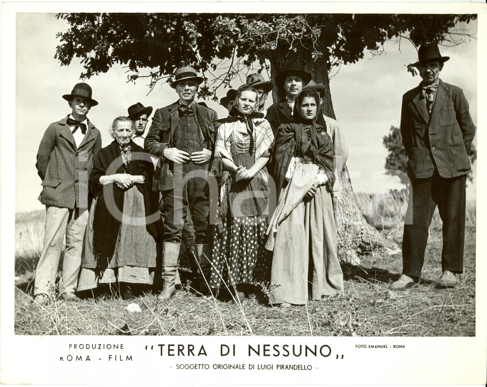 Fotografia d epoca originale 1939 TERRA DI NESSUNO Mario FERRARI con il cast del film di Mario BAFFICO Foto 1