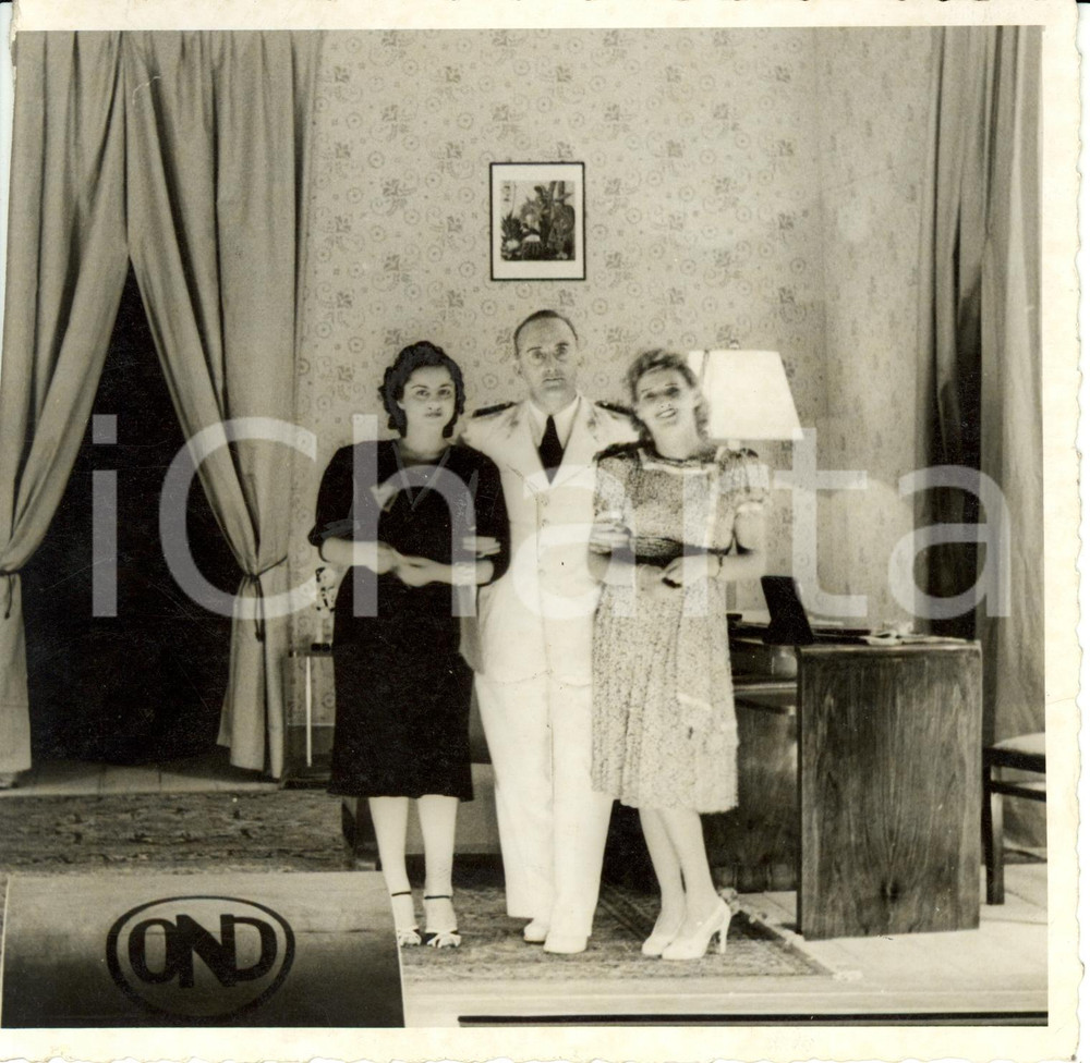 Fotografia d epoca originale 1940 MOGADISCIO SOMALIA Commedia La signora Ã¨ partita OND FILODRAMMATICI Foto 1